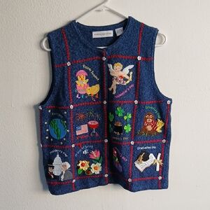Marisa Christina Calendar Vest Women's Size Large